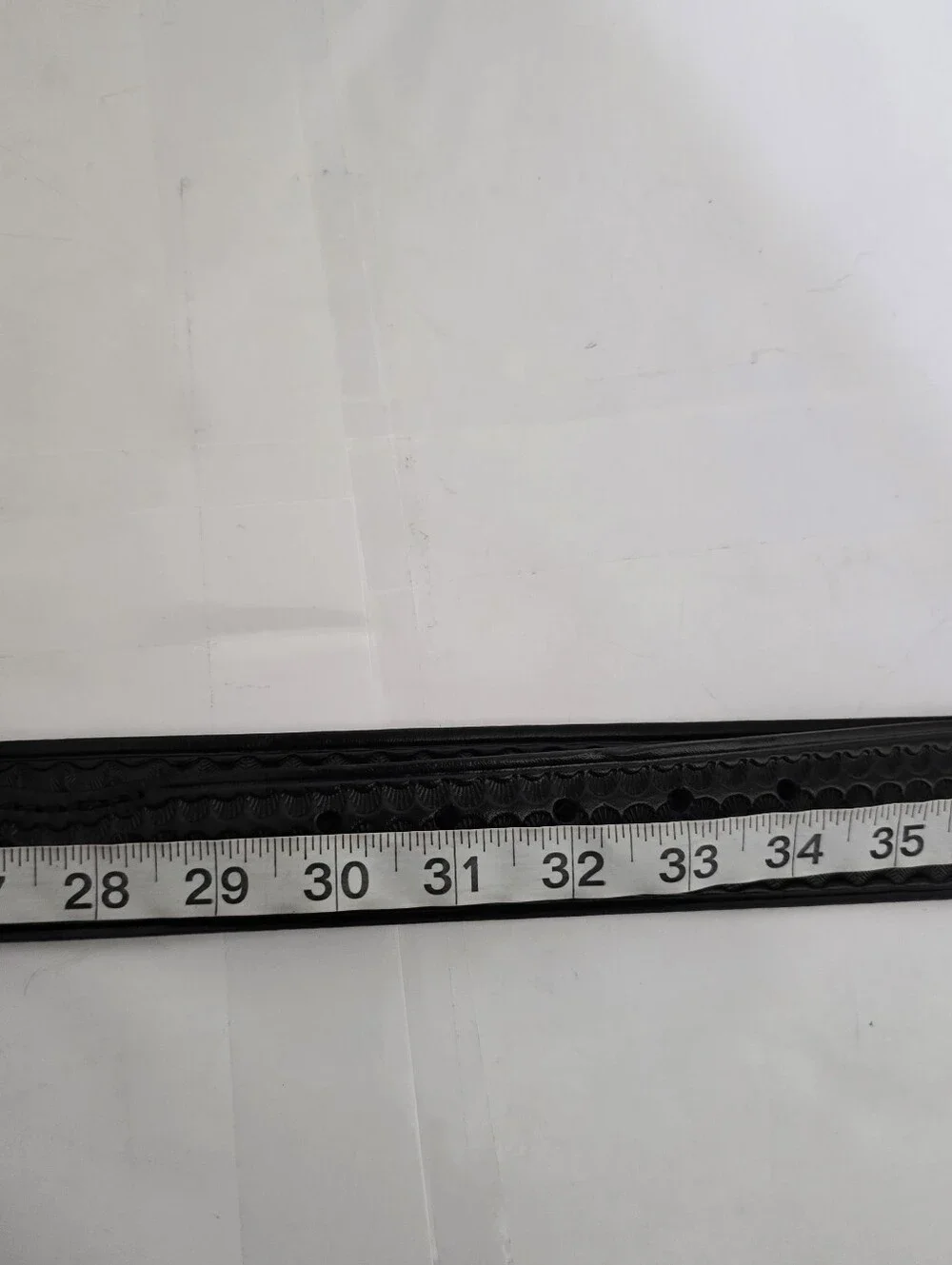 new DUTYMAN size 32 Full Grain Leather Basketweave Service Belt Law Security
